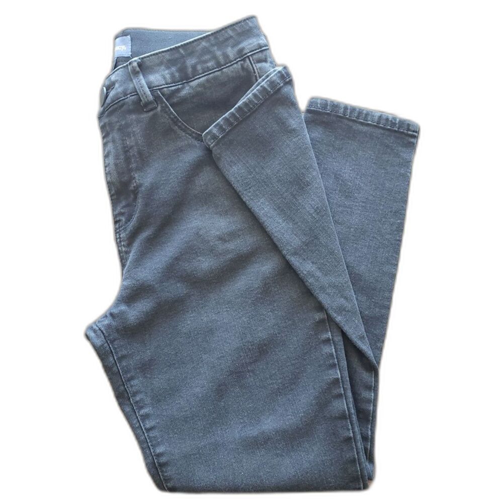 Democracy - "Ab" Solution Jeans - Kick Flare / Ankle - Black - Petite Size 6p - Picture 3 of 8